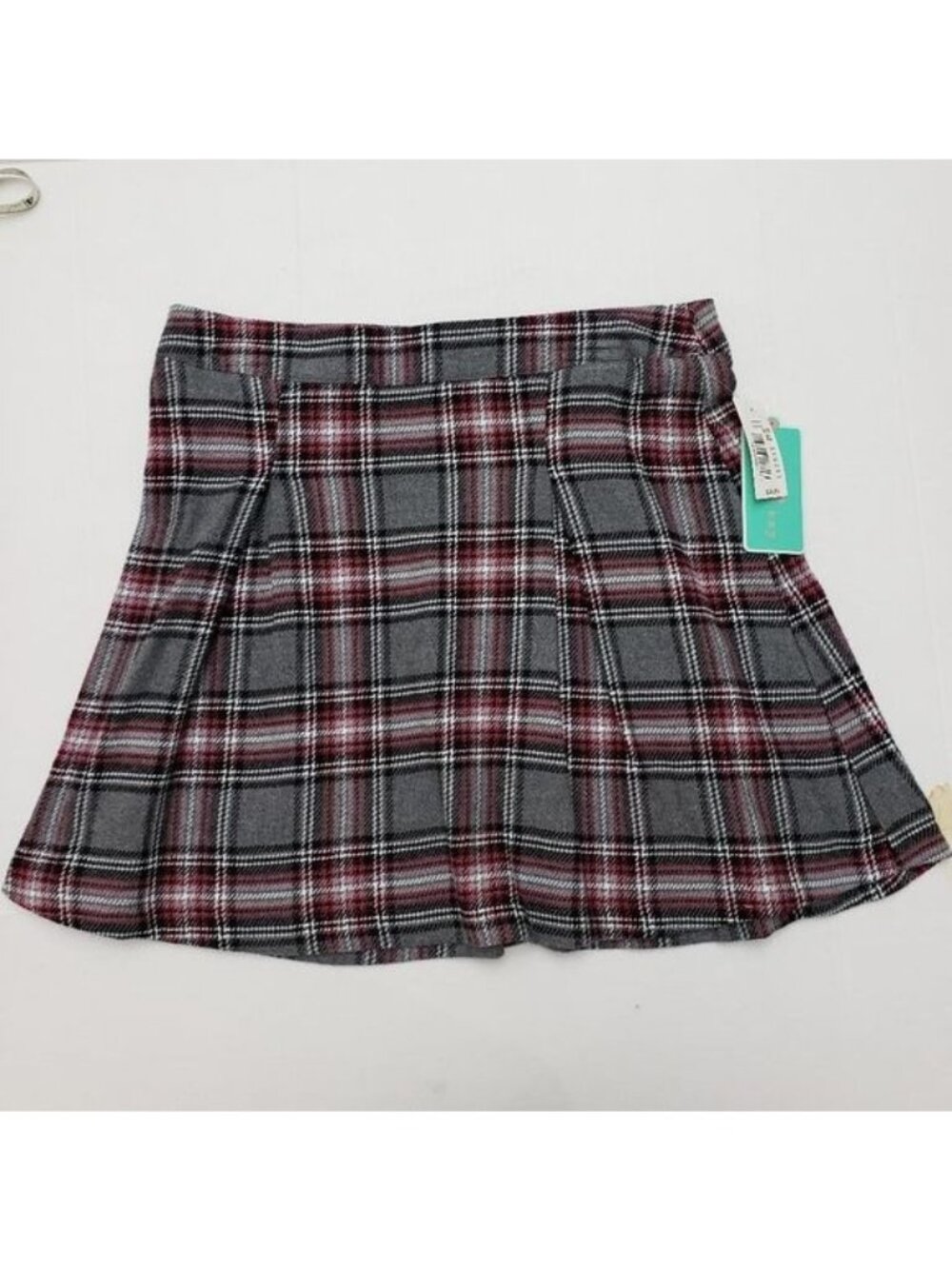 Copper Key - juniors, 100% cotton, plaid skirt, size xl